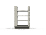 ramka open rack - heckman rframe hp - white